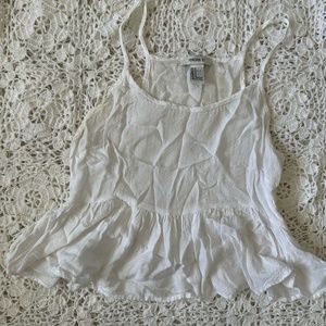 Forever 21 White Spaghetti Strap